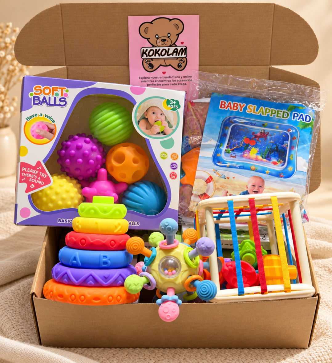 Box de Estimulación Sensorial para Bebés Tipo 1