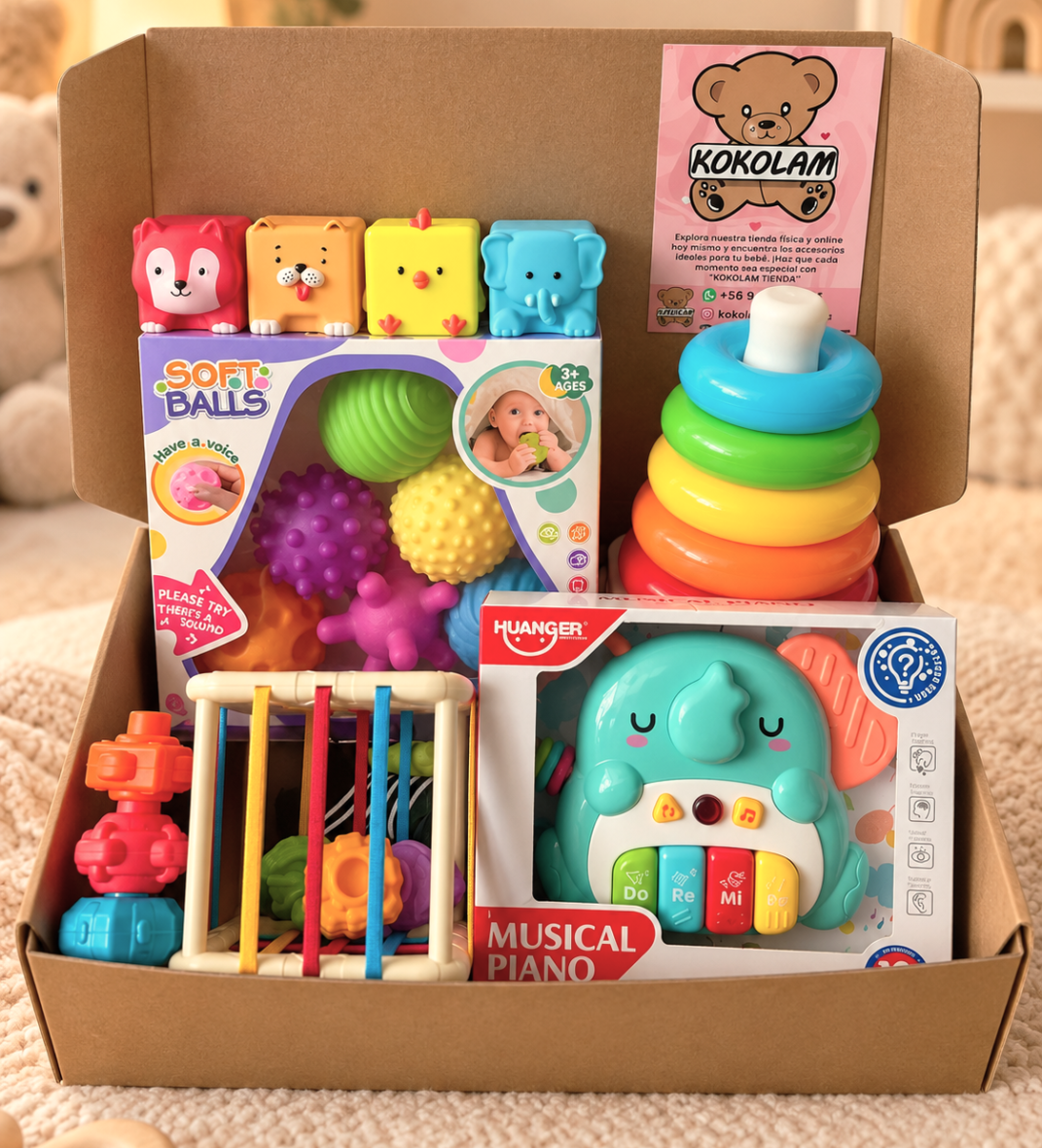 Box de Estimulación Sensorial para Bebés Tipo 2