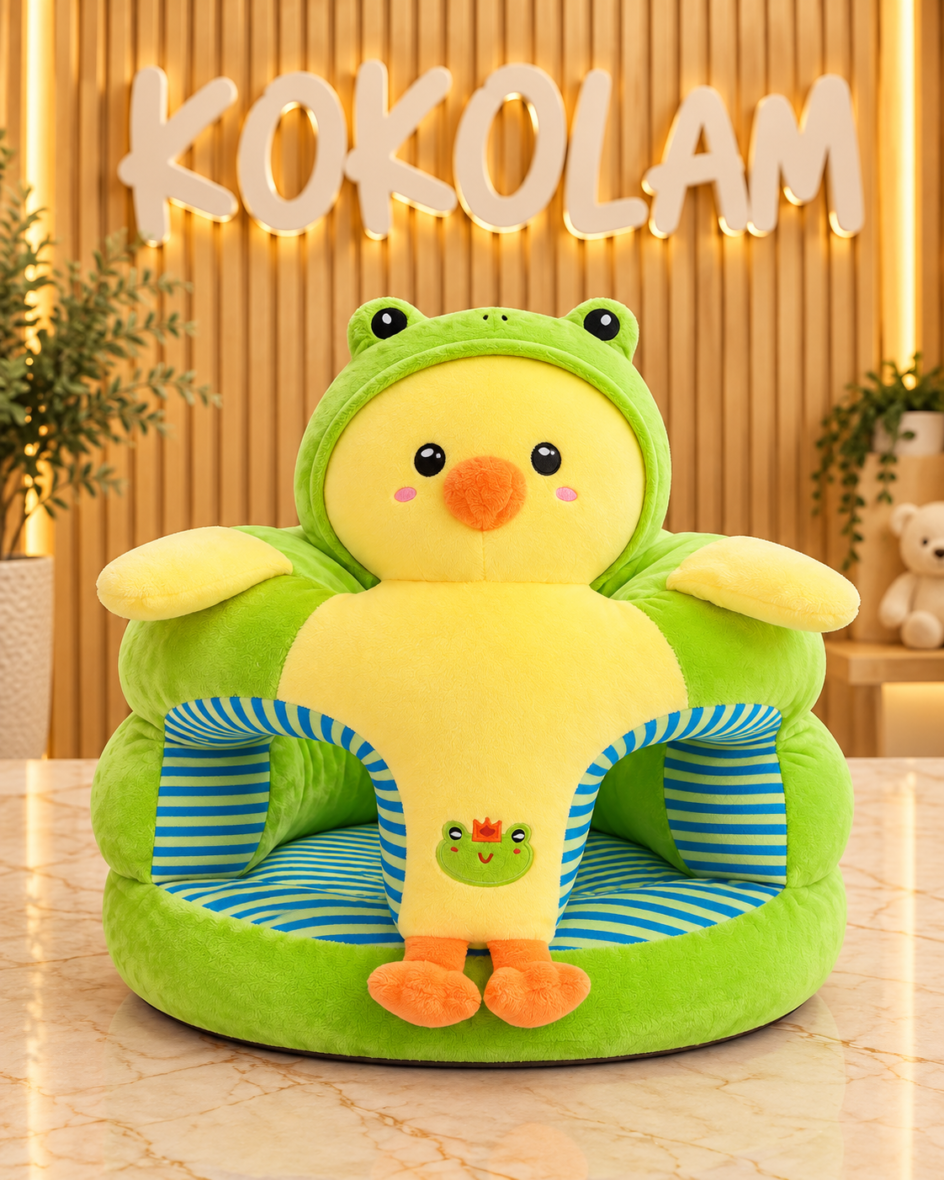 Cojín de Apoyo para Bebé Patito y Ranita